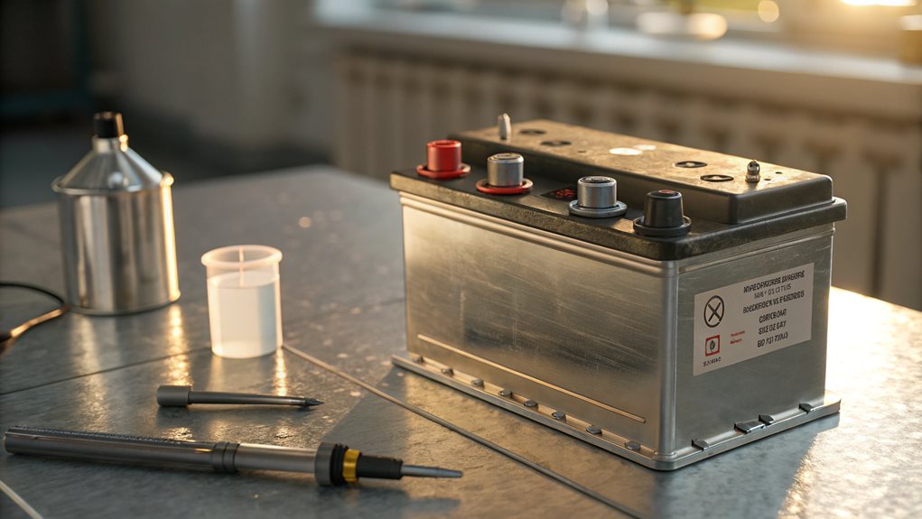 maintain battery water levels